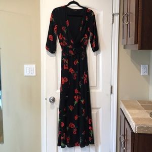 Beautiful Express Foral Print Maxidress